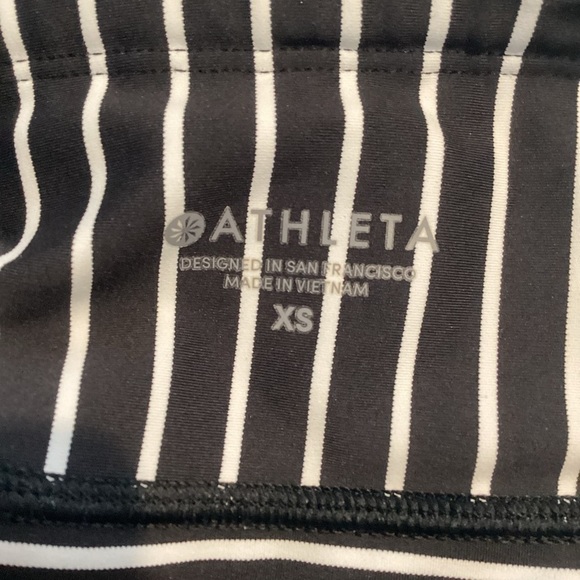 Athleta Stripe Contender 7/8 Tight in Powerlift Size XS - Picture 6 of 7